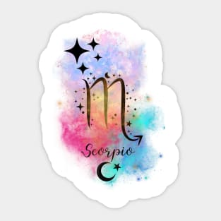 Scorpio Galaxy Sticker